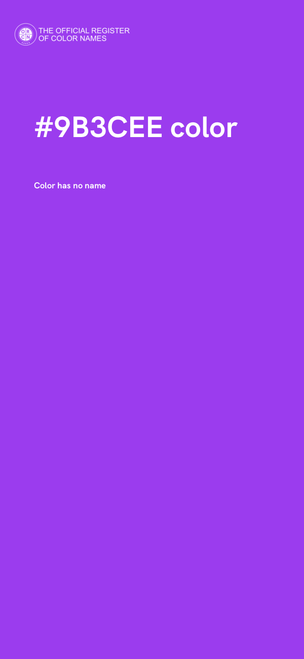 #9B3CEE color image