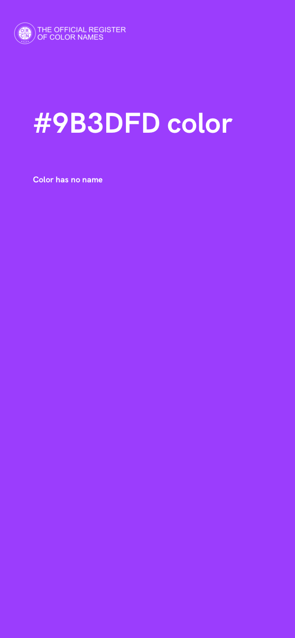 #9B3DFD color image