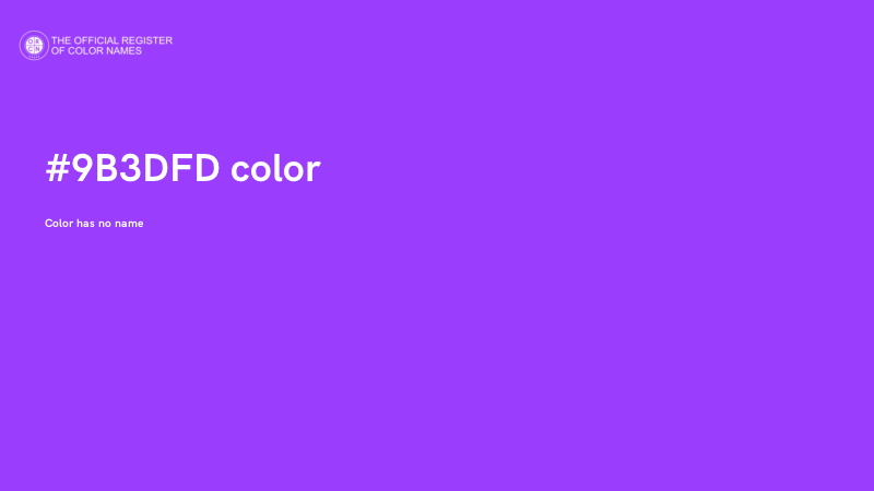 #9B3DFD color image