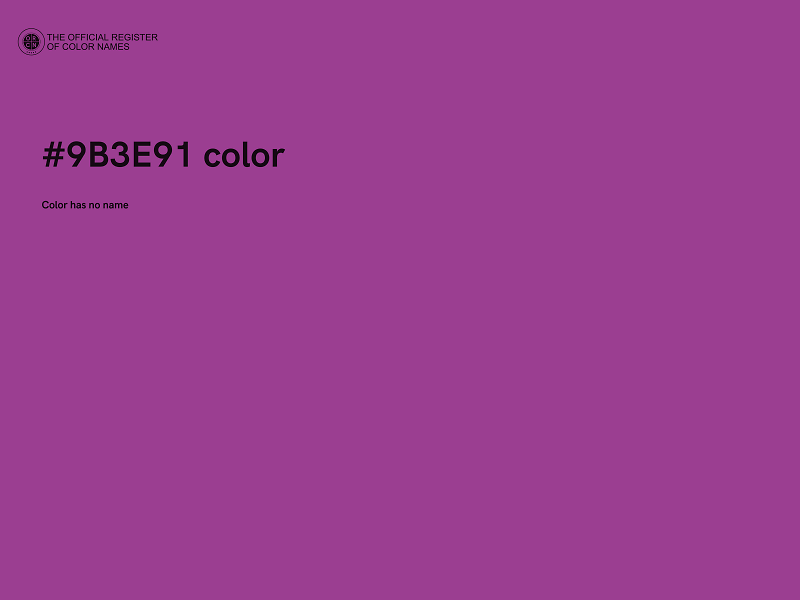 #9B3E91 color image