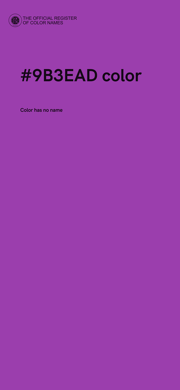 #9B3EAD color image