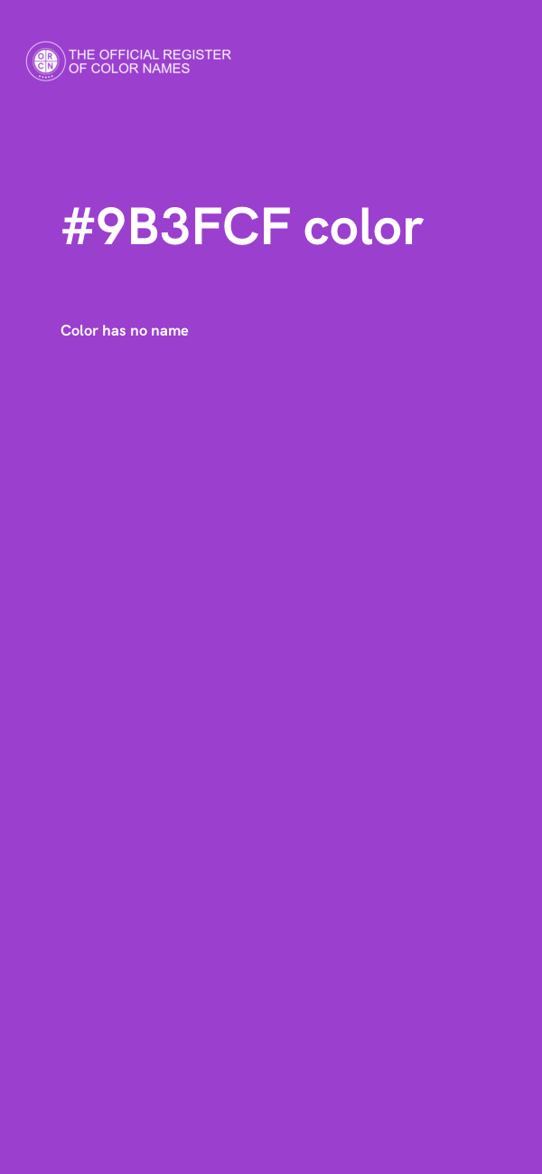 #9B3FCF color image