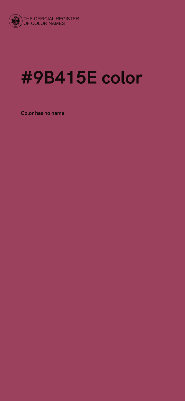 #9B415E color image