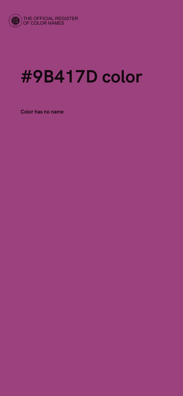 #9B417D color image