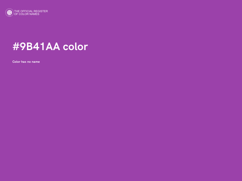 #9B41AA color image