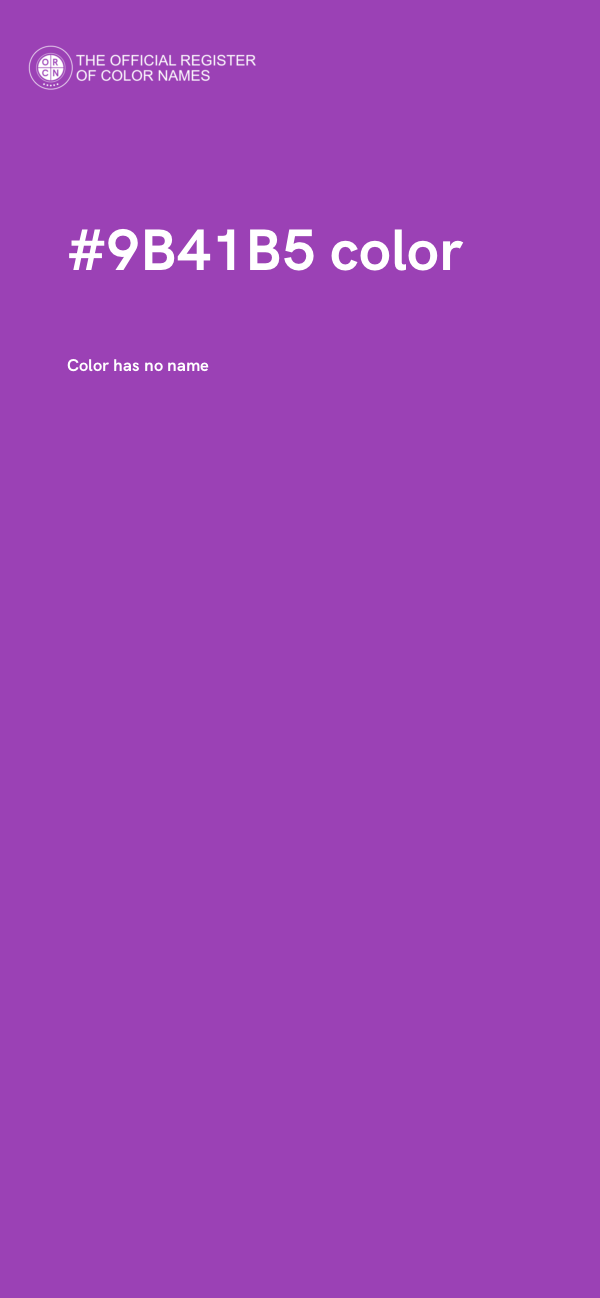 #9B41B5 color image