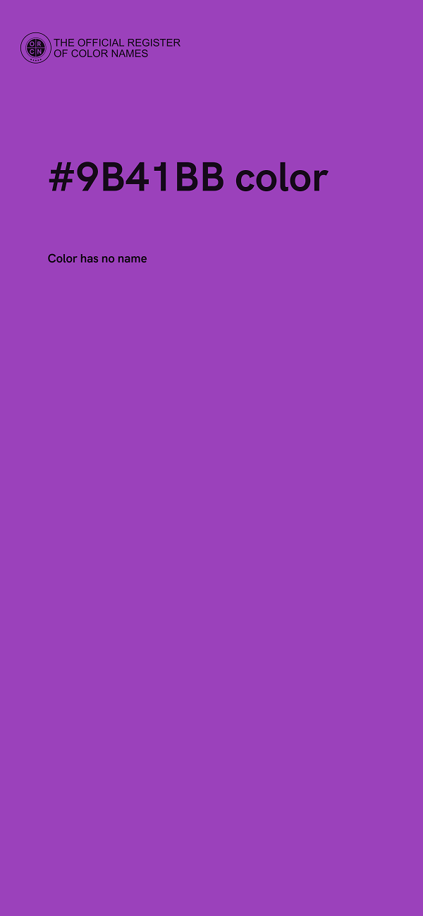 #9B41BB color image