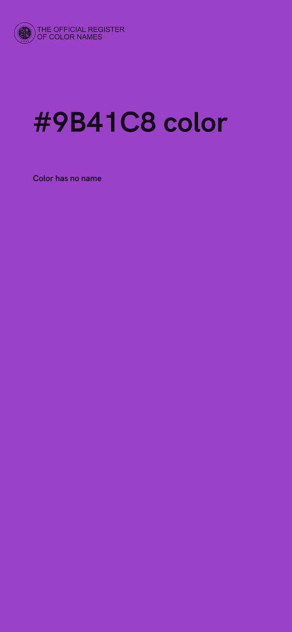#9B41C8 color image
