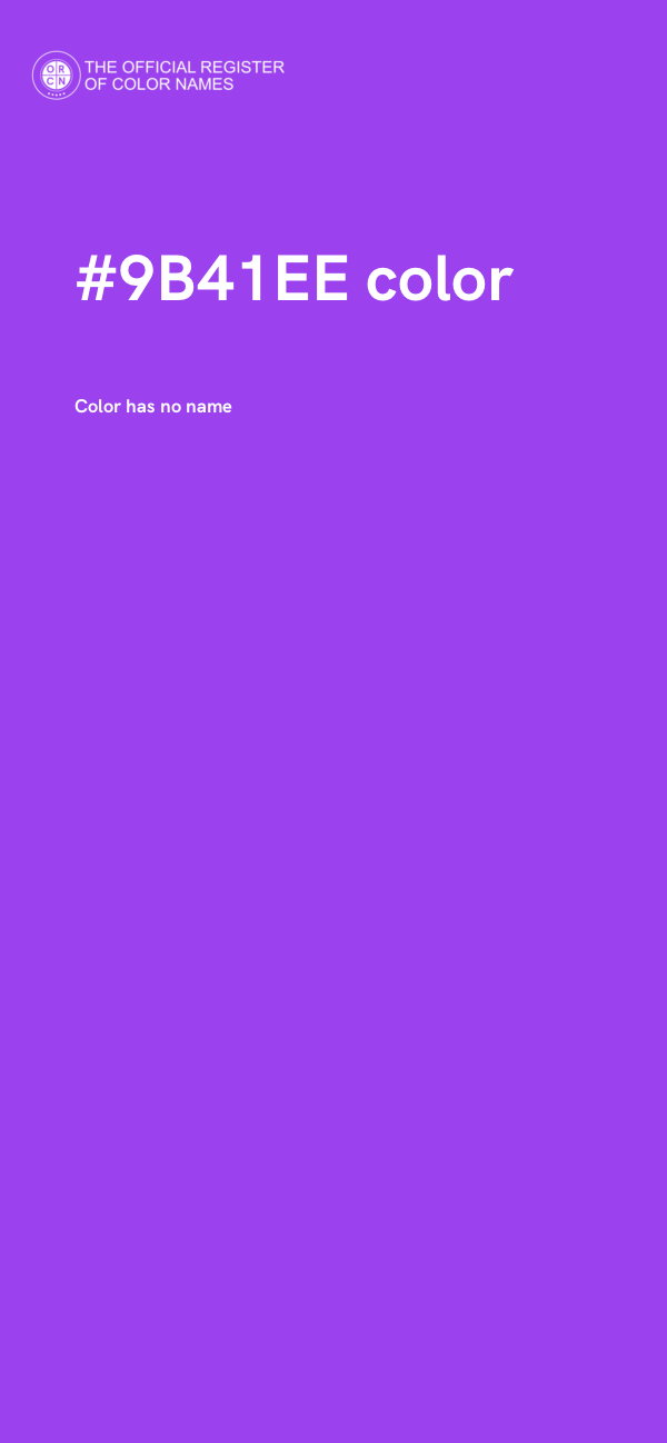 #9B41EE color image