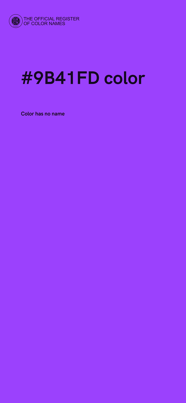 #9B41FD color image