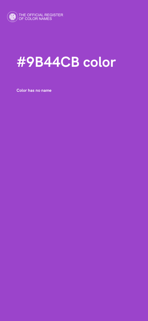 #9B44CB color image