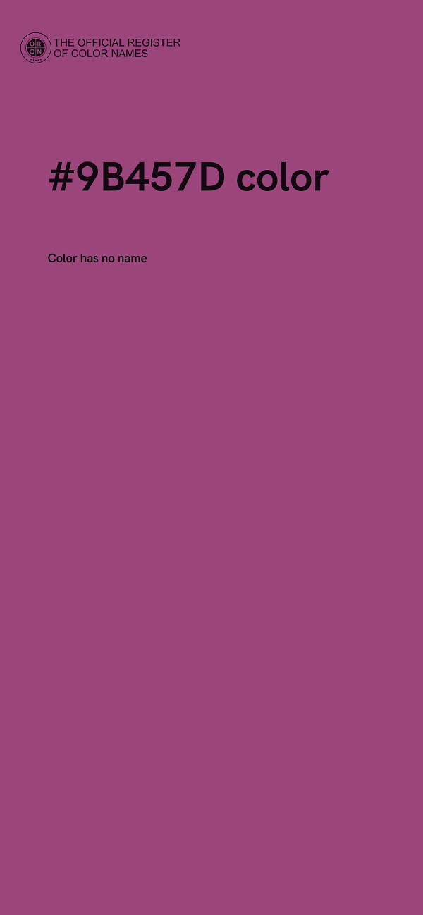 #9B457D color image