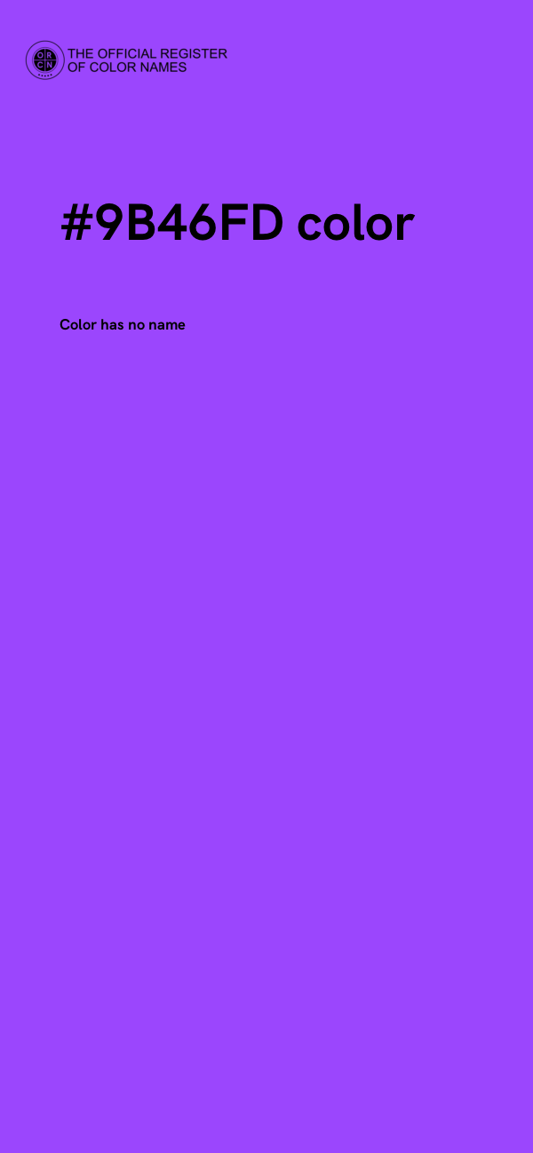 #9B46FD color image