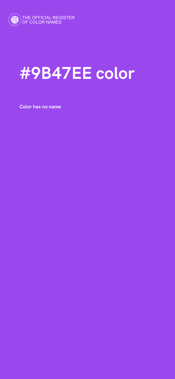 #9B47EE color image
