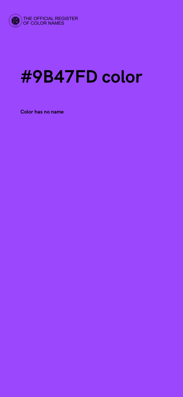 #9B47FD color image