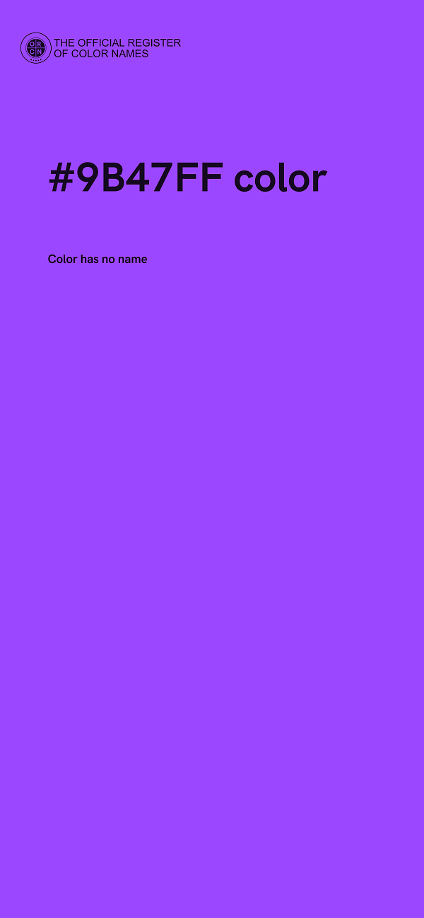 #9B47FF color image