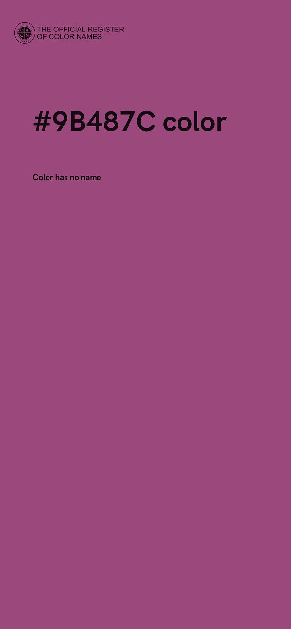 #9B487C color image