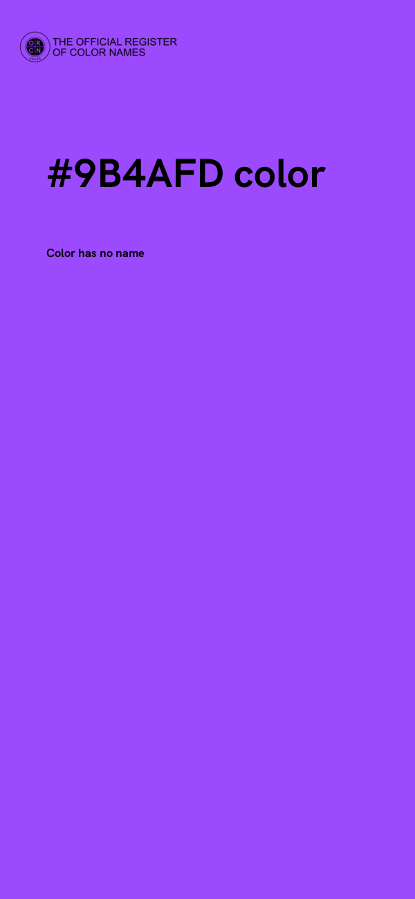 #9B4AFD color image
