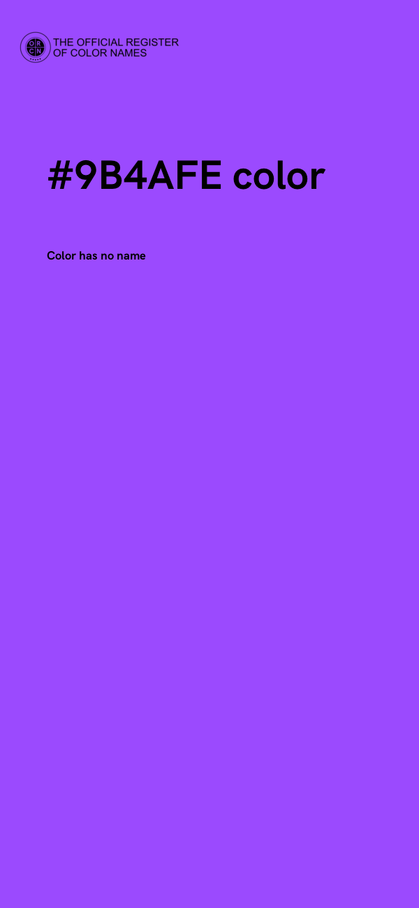 #9B4AFE color image