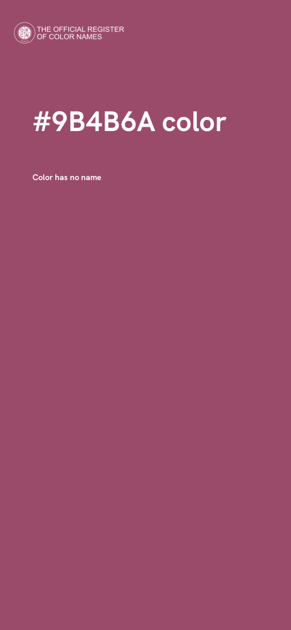 #9B4B6A color image