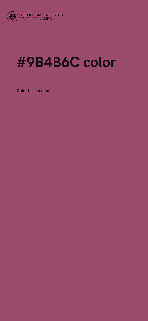 #9B4B6C color image