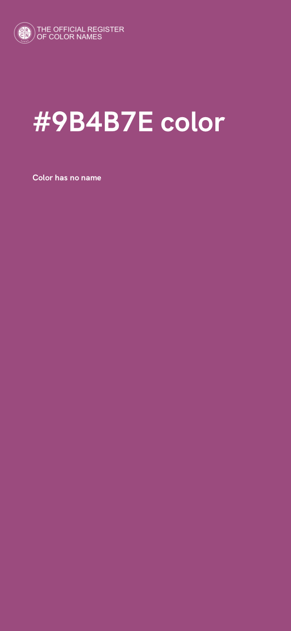 #9B4B7E color image