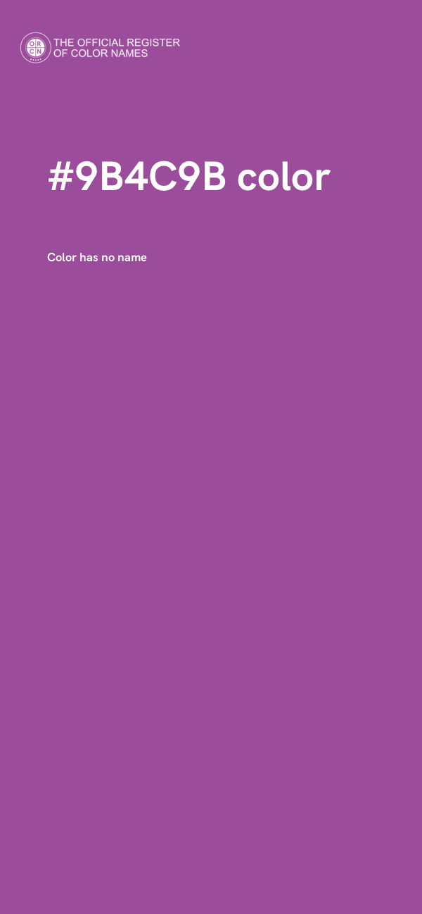 #9B4C9B color image