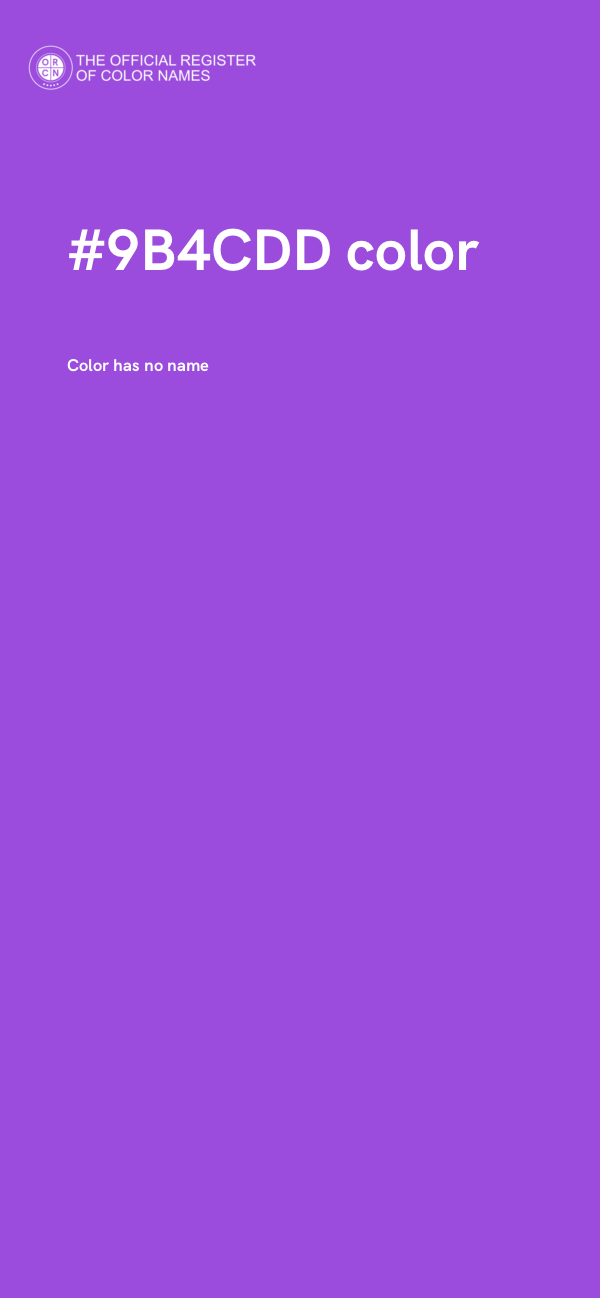 #9B4CDD color image