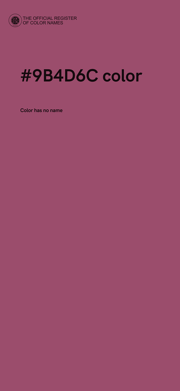 #9B4D6C color image