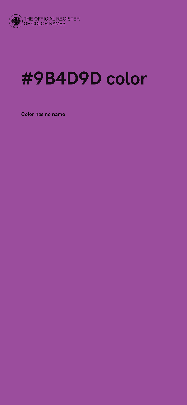 #9B4D9D color image