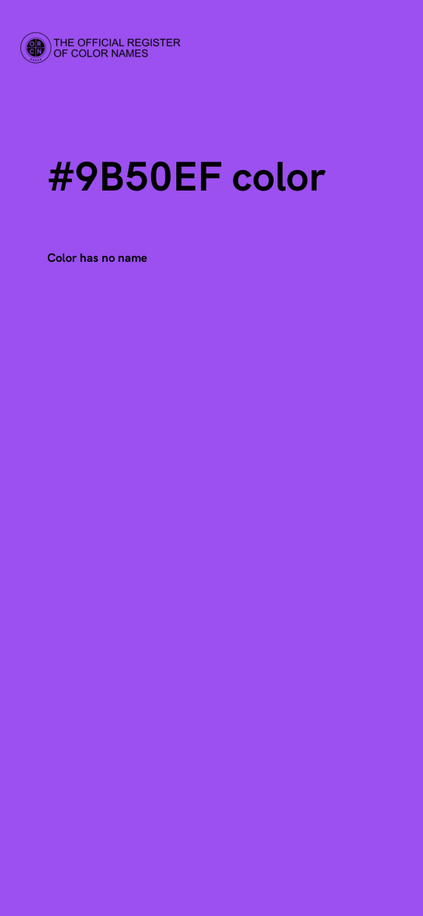 #9B50EF color image