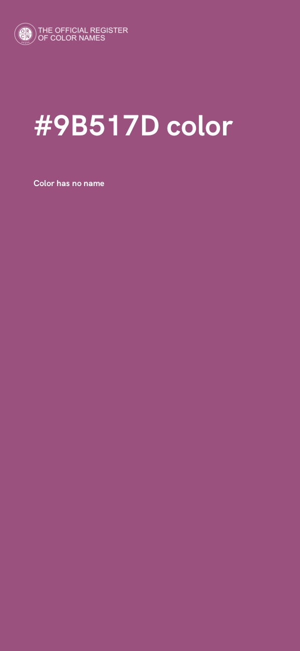 #9B517D color image