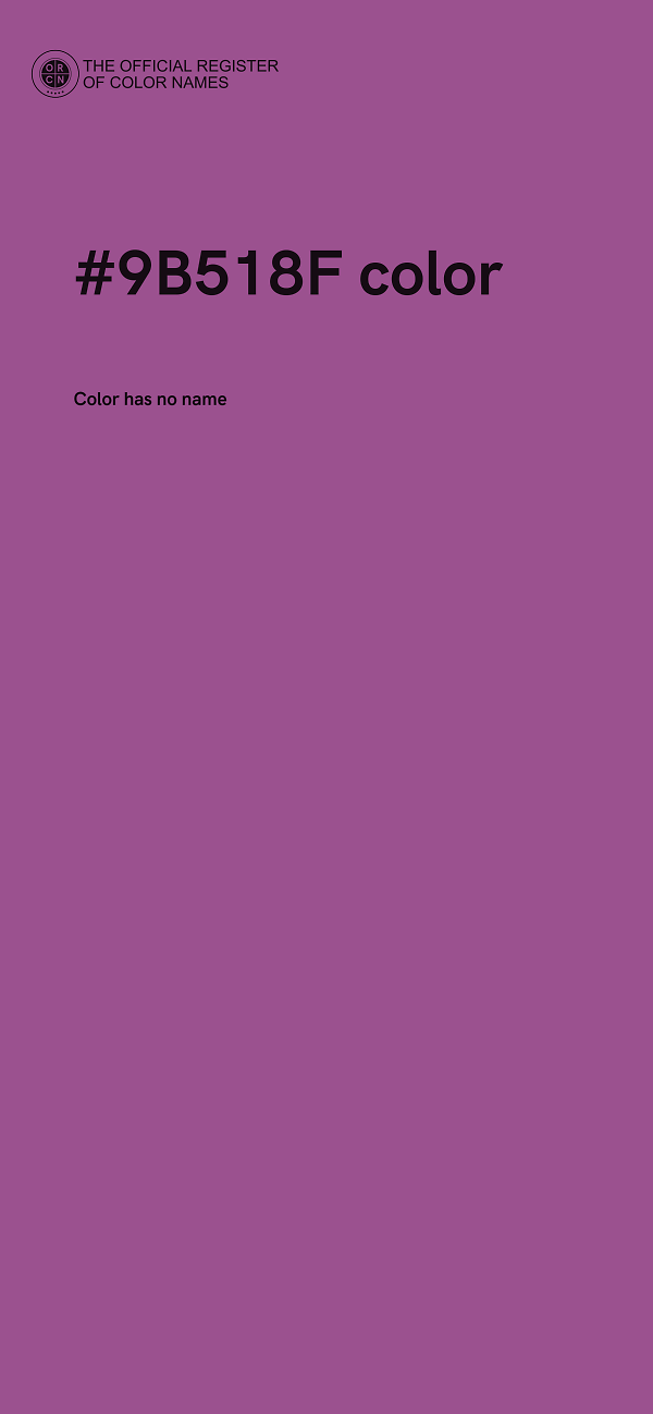 #9B518F color image