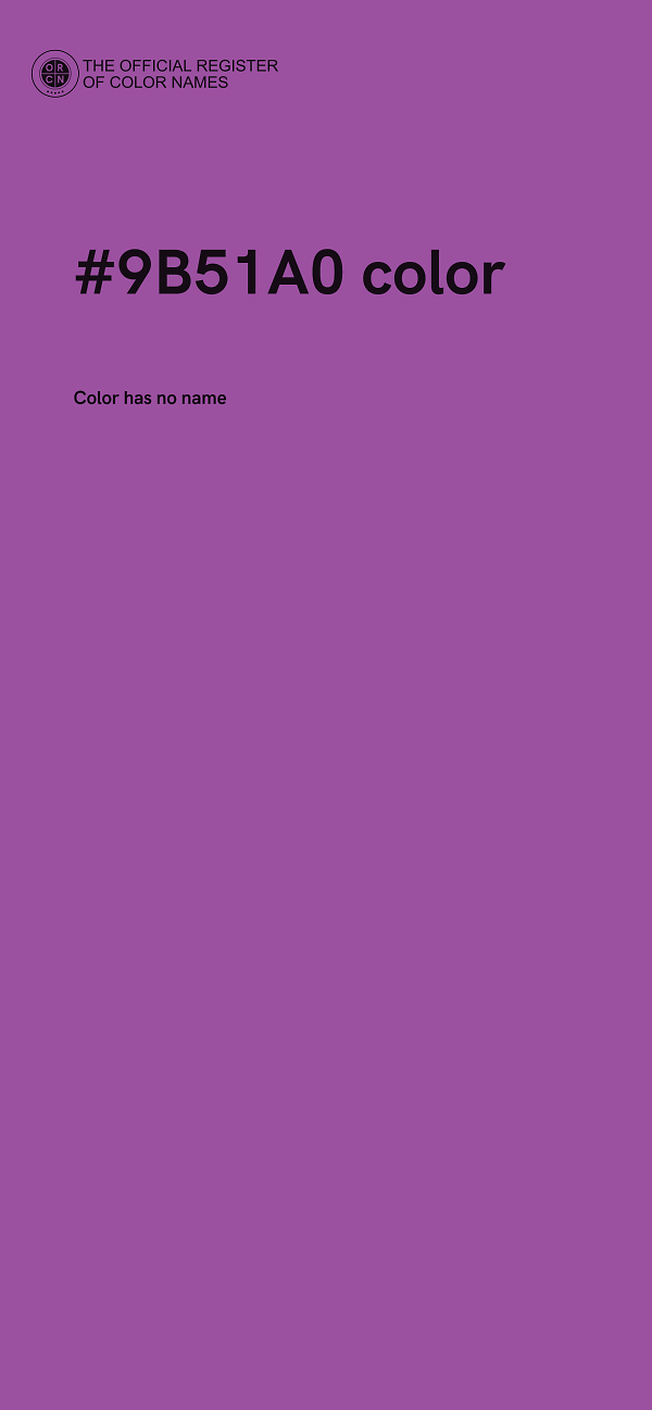 #9B51A0 color image