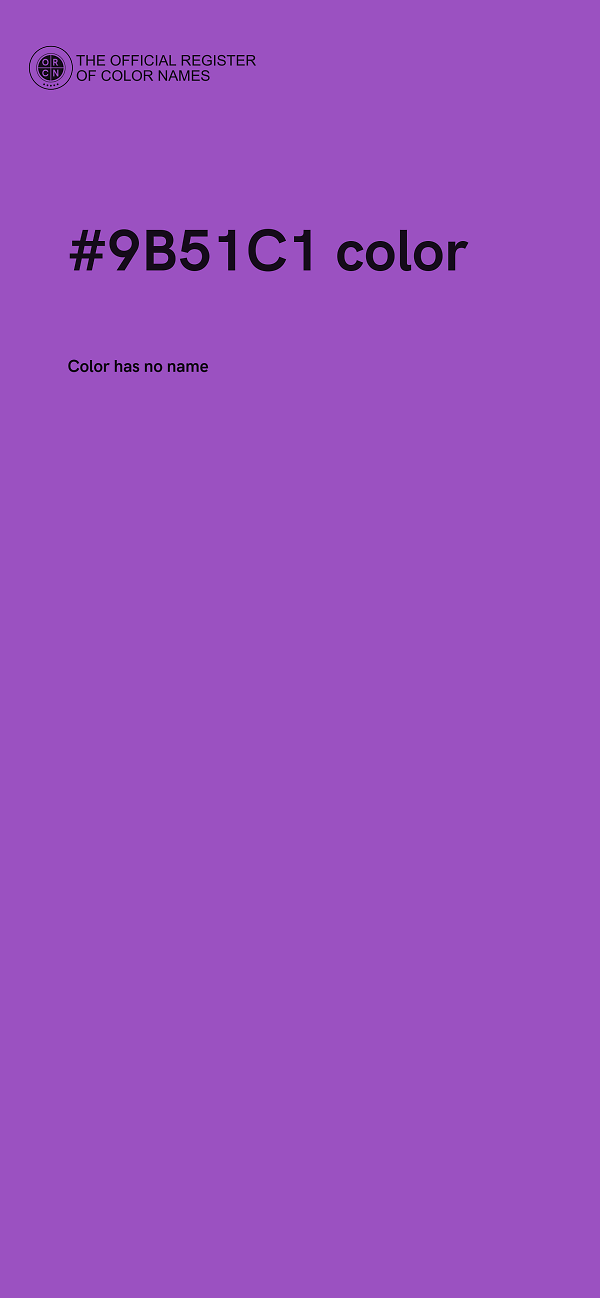 #9B51C1 color image