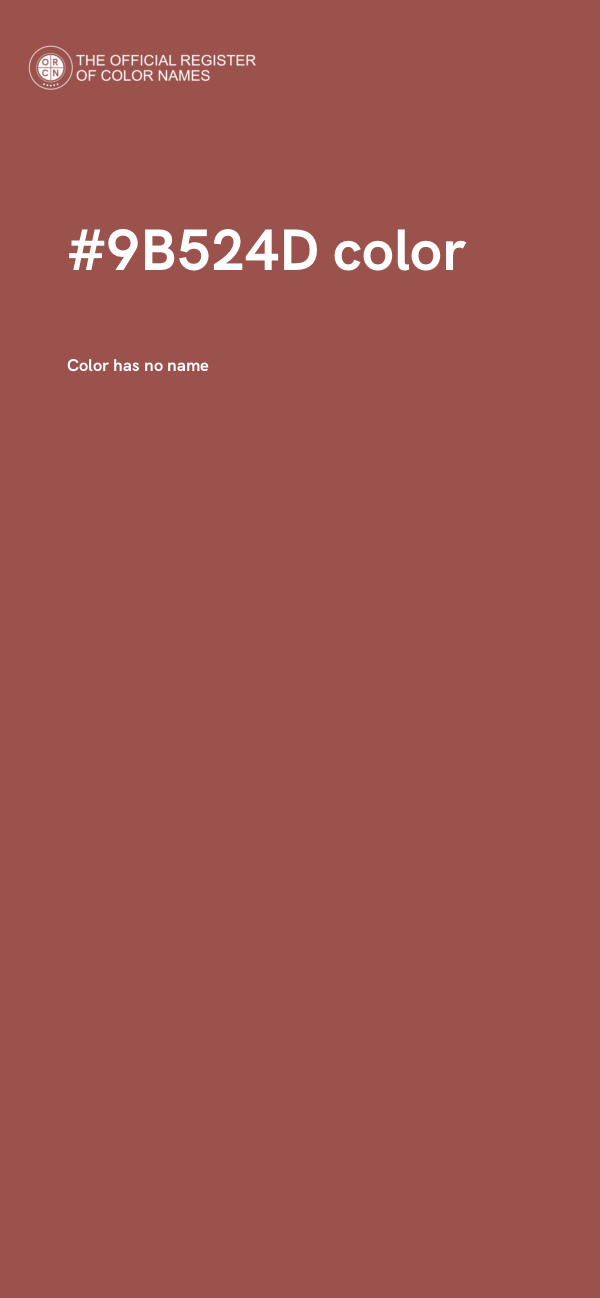 #9B524D color image