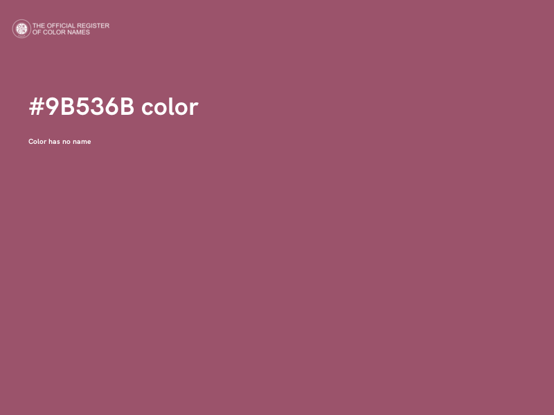 #9B536B color image
