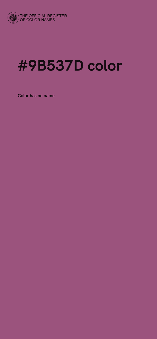 #9B537D color image