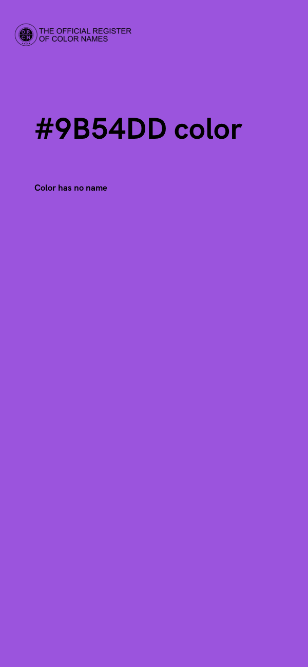 #9B54DD color image
