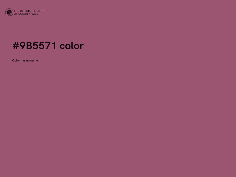 #9B5571 color image
