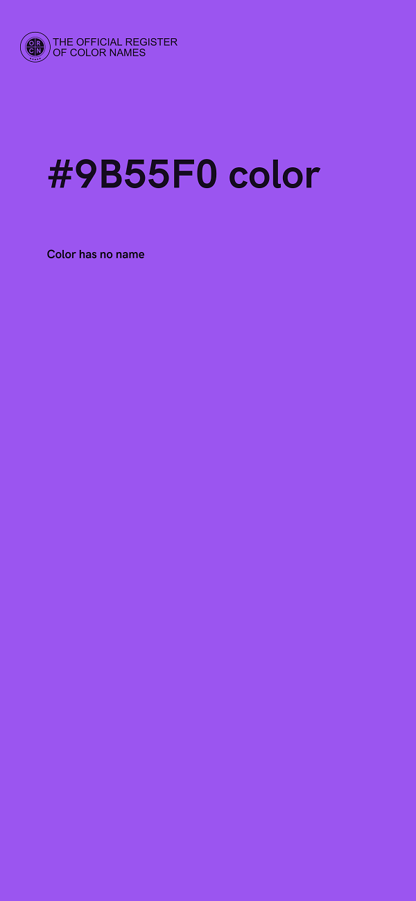 #9B55F0 color image