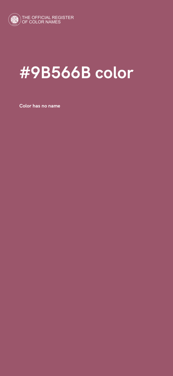 #9B566B color image