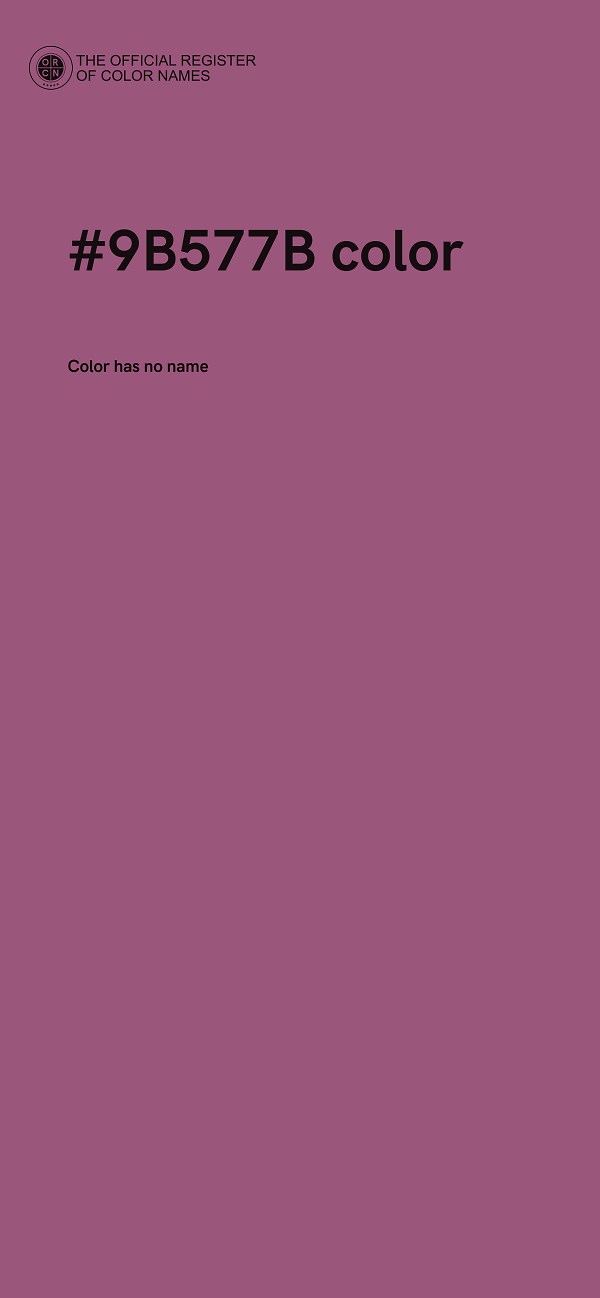 #9B577B color image