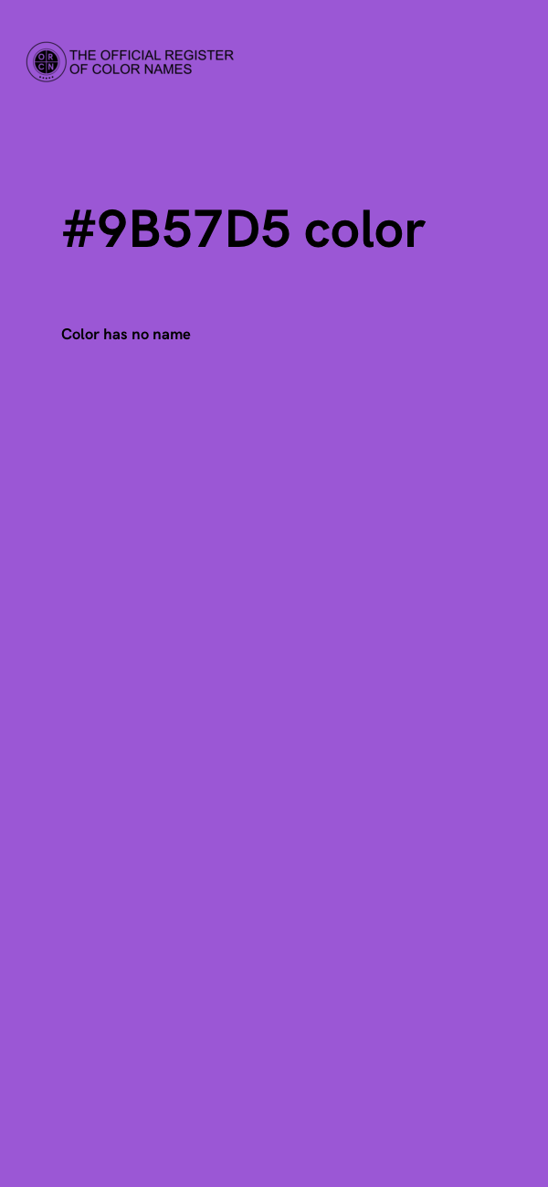 #9B57D5 color image