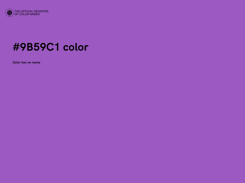 #9B59C1 color image
