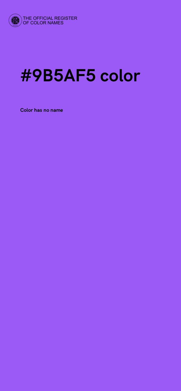 #9B5AF5 color image