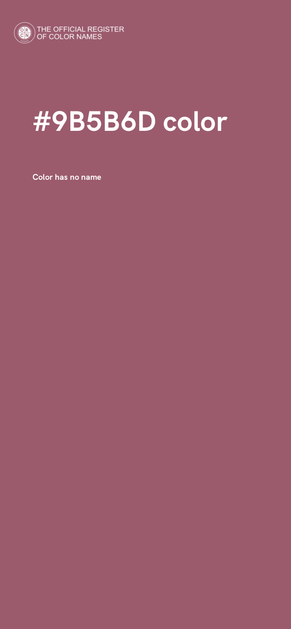 #9B5B6D color image
