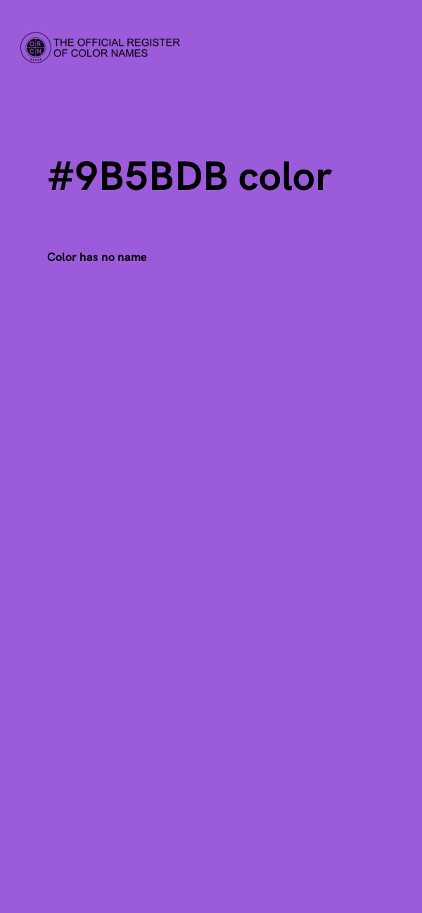 #9B5BDB color image