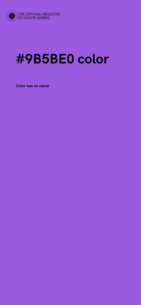#9B5BE0 color image