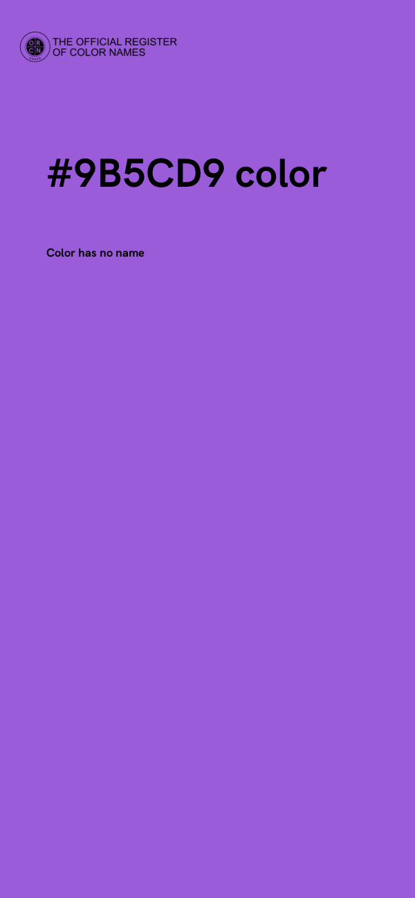 #9B5CD9 color image